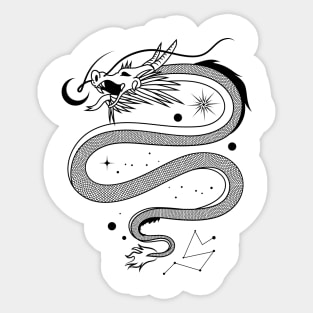 Simple Chinese Dragon Sticker